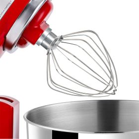 6-Wire Whipped cream Attachment for KitchenAid 4.5-5 Quart Tilt-Head Stand Mixer, K45WW accessory Replacement, Egg Cream Stirrer