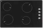 Ramblewood 4 Burner 30" Electric Cooktop, EC4-60, UL rated German EGO burner