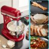IAGREEA Baking Stainless Steel Dough Hook Attachment for KitchenAid 4.5-5 Quart Tilt-Head Stand Mixer