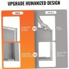 17W x 24H Inch Outdoor Kitchen Access Door, Flush Mount Design with Recessed Handle, for BBQ Island, Grilling Station, and Outdoor Cabinets