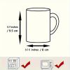 Khao Soi Life Ceramic Coffee Mug – 11oz Funny Thai Food Joke Cup for Men, Women & Fathers, White with Noodle