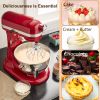 6-Wire Whipped cream Attachment for KitchenAid 4.5-5 Quart Tilt-Head Stand Mixer, K45WW accessory Replacement, Egg Cream Stirrer