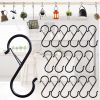10 /100pcs Metal Hanging Hooks S Shaped Hanger Hook Hanging Heavy Duty Hooks Clasp For Kitchen Pot Shelf Home Bathroom Storage